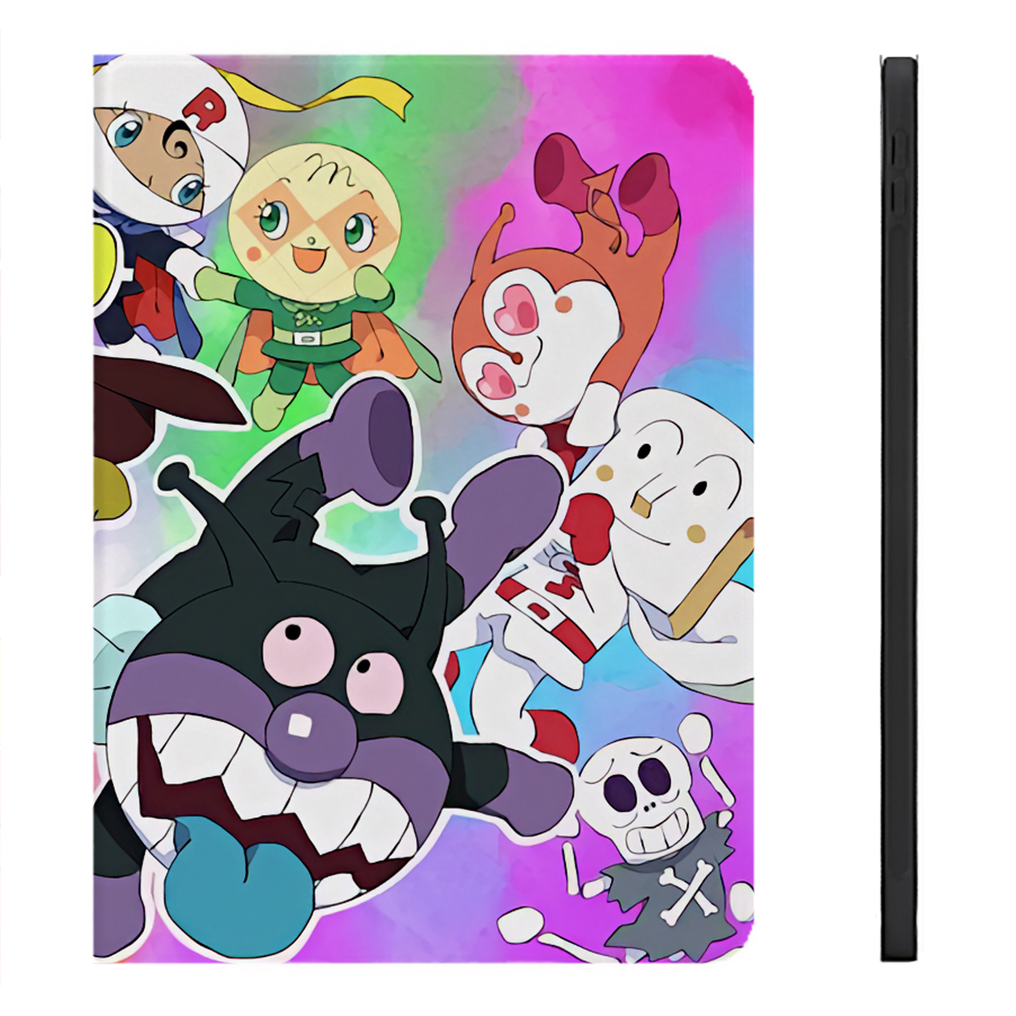 （画像用） アンパンマン Anpanman IPadケース ペンホルダー付き ブックスタイルデザイン